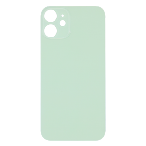 Back Glass Compatible for iPhone 12 Mini (Large Camera Hole) (Aftermarket) - Green